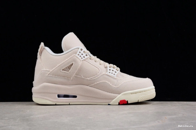 Cheap BK blank canvas dq4909-100 jordan (w) retro 4 1129